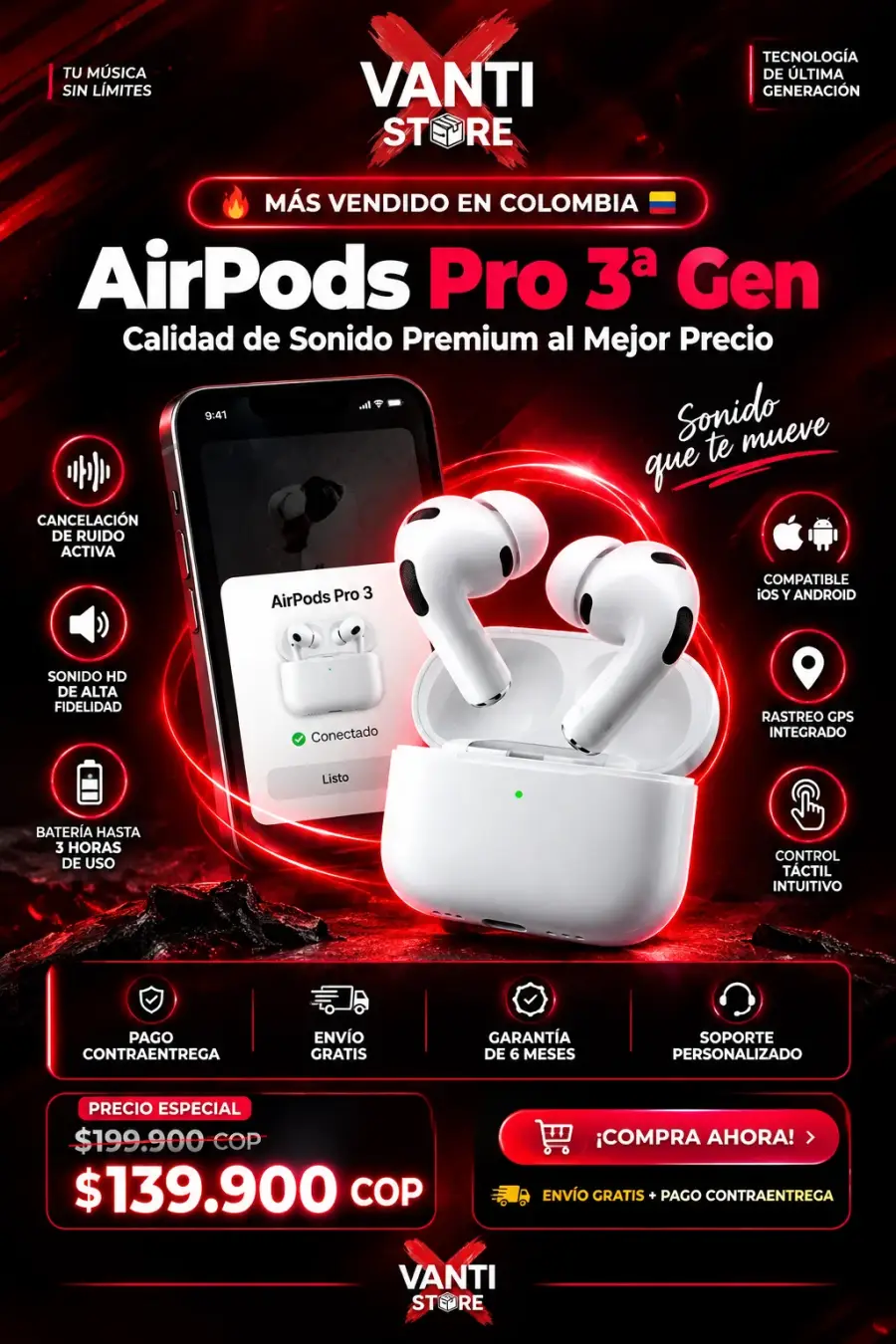 1 Par AirPods Pro 3
