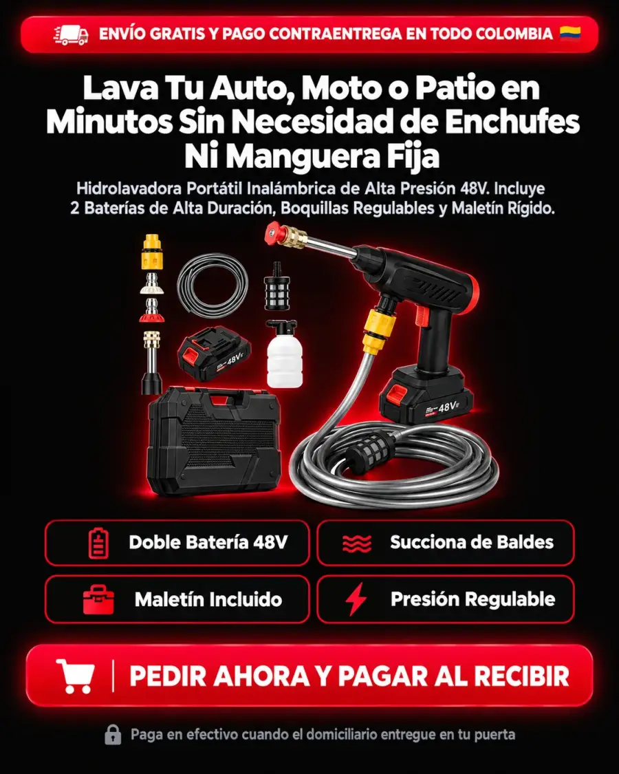 Kit Hidrolavadora Portátil 48V