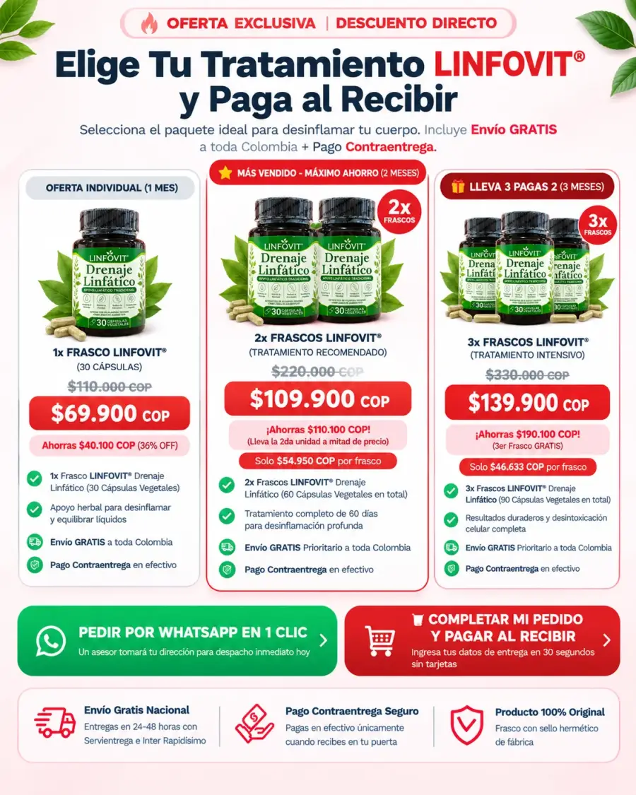 Cápsulas vegetales LINFOVIT