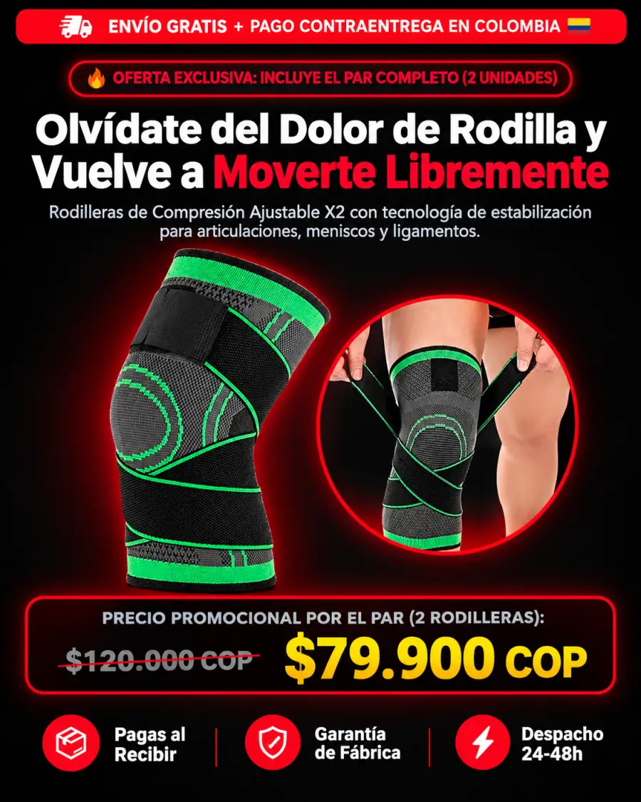 Rodillera Ajustable X2